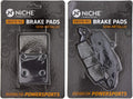 Semi-Metallic Brake Pad Set Pack of 2 H1844