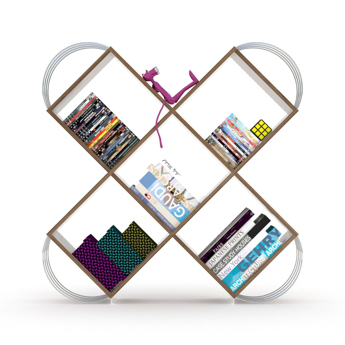 Walnut Bookcase H8632