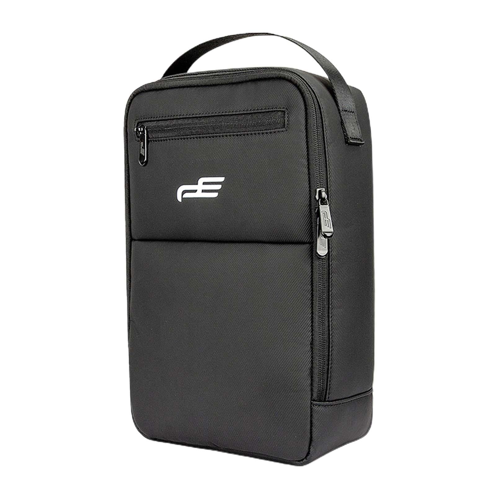 Black Zippered Golf Shoe Storage Bag T9077