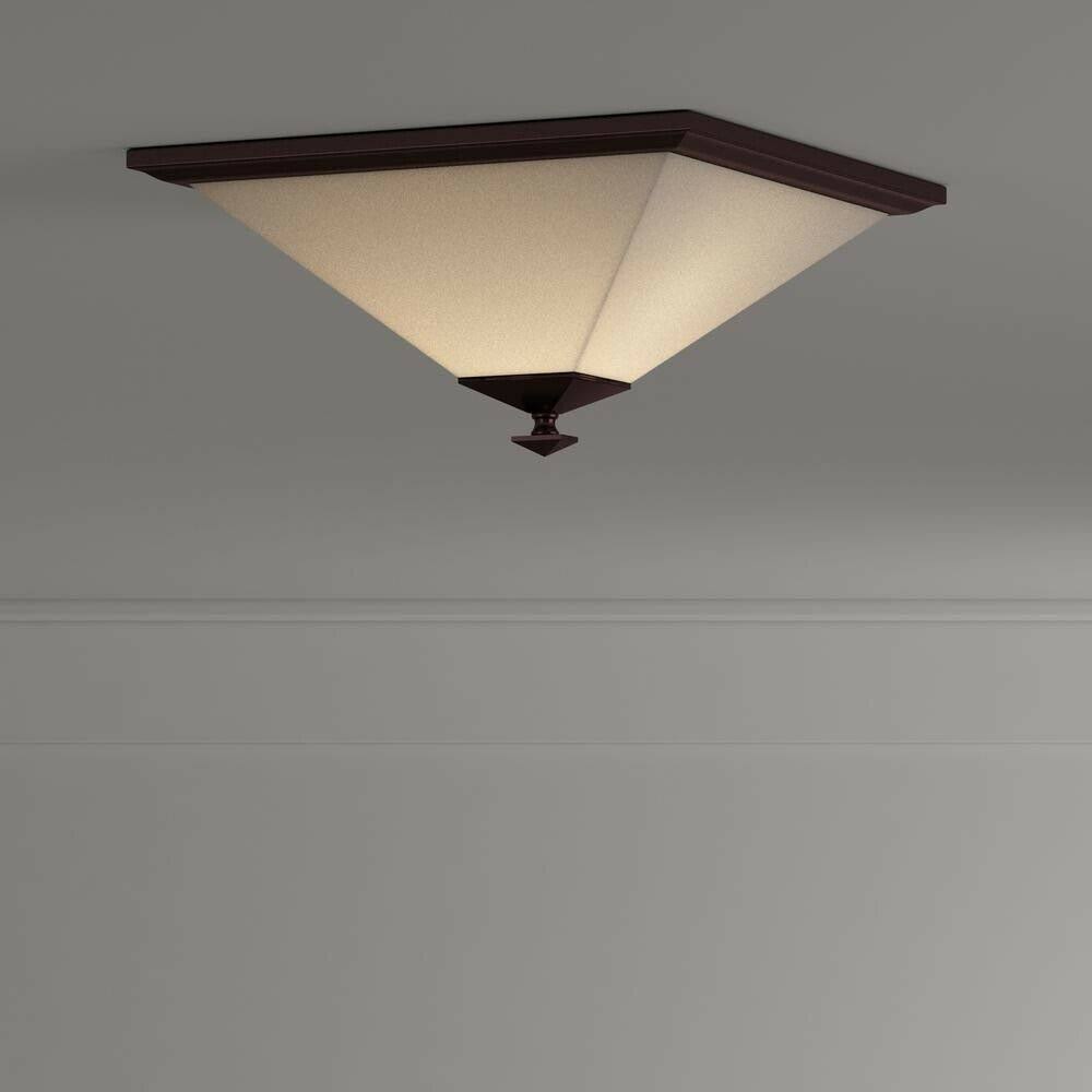 Venetian Bronze 1-Light Flush Mount Z11765