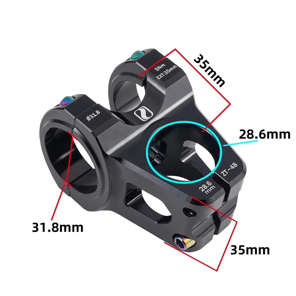 31.8*35mm Aluminum Alloy MTB Stem T8765