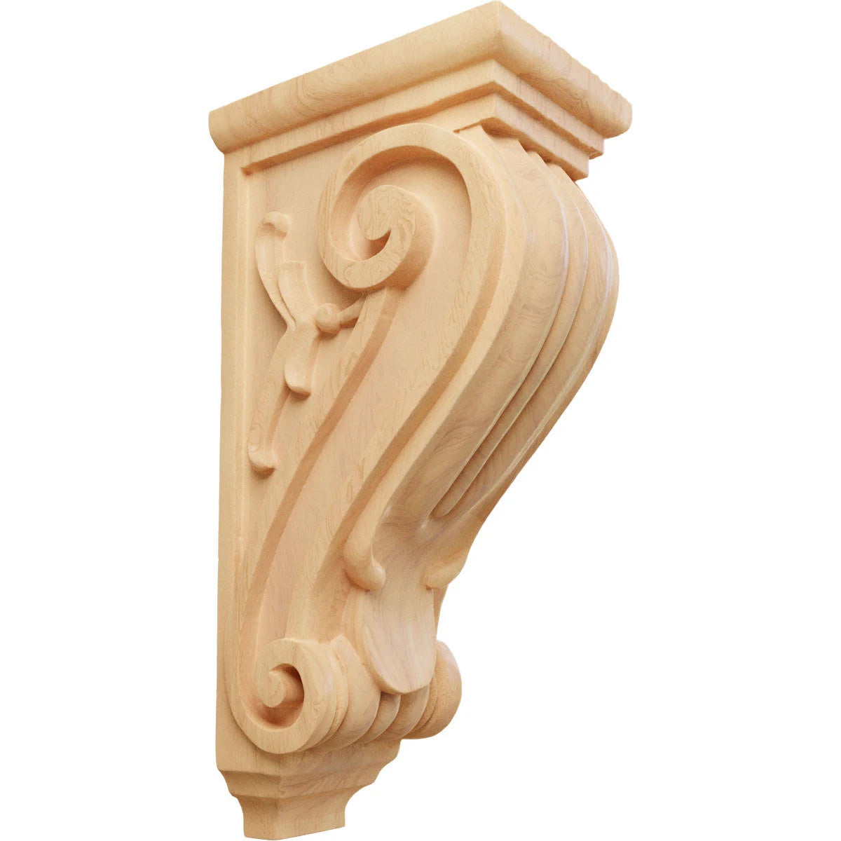 Large Classical Corbel, Red Oak B400973