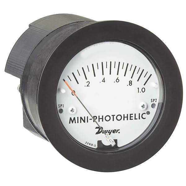 Differential Pressure Switch/Gage, 0-50 mm C16402