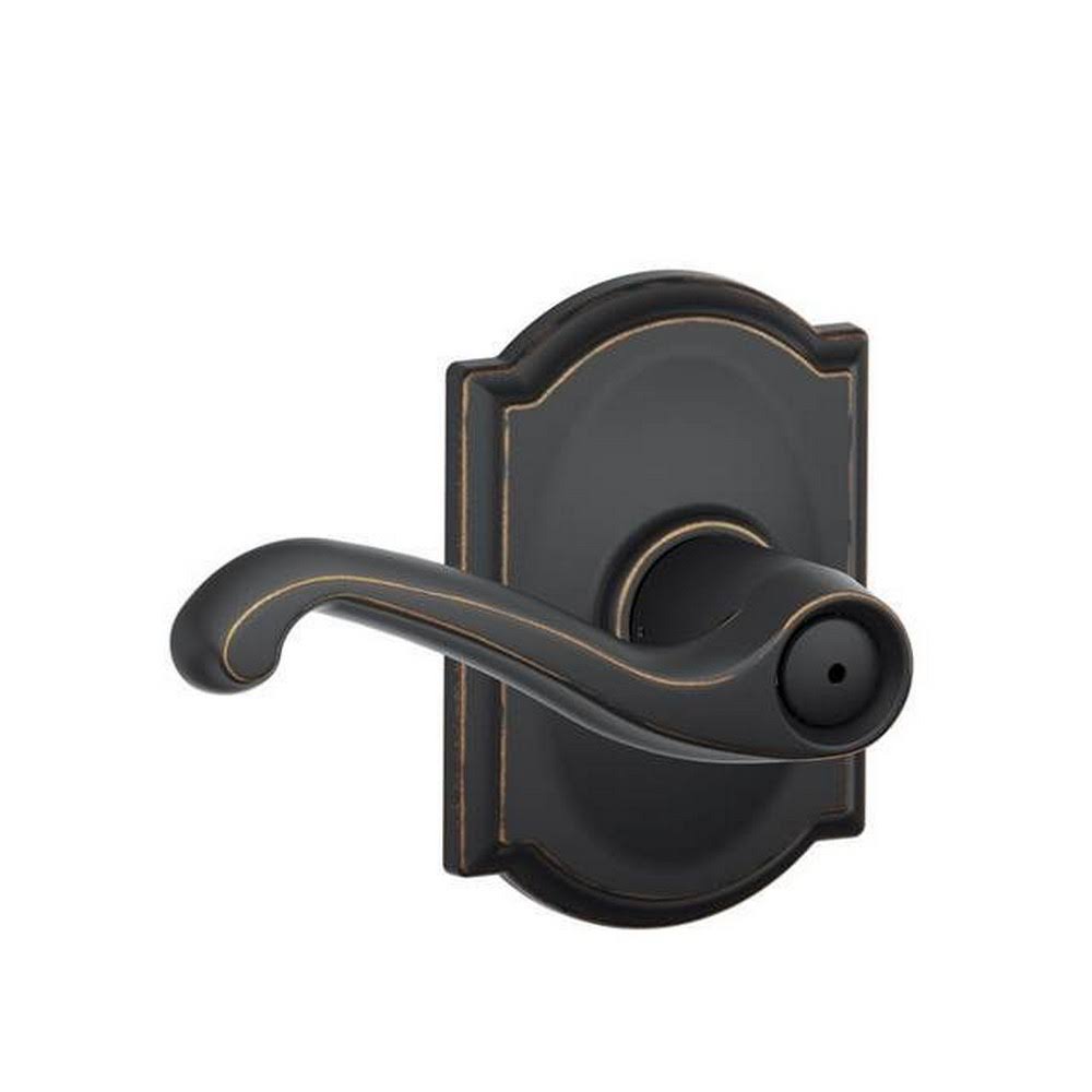 Aged Bronze Privacy Lever F419
