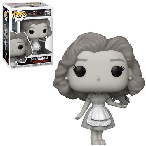 WandaVision 50's Wanda Black & White Pop! Vinyl Figure with Pop Protector S99504