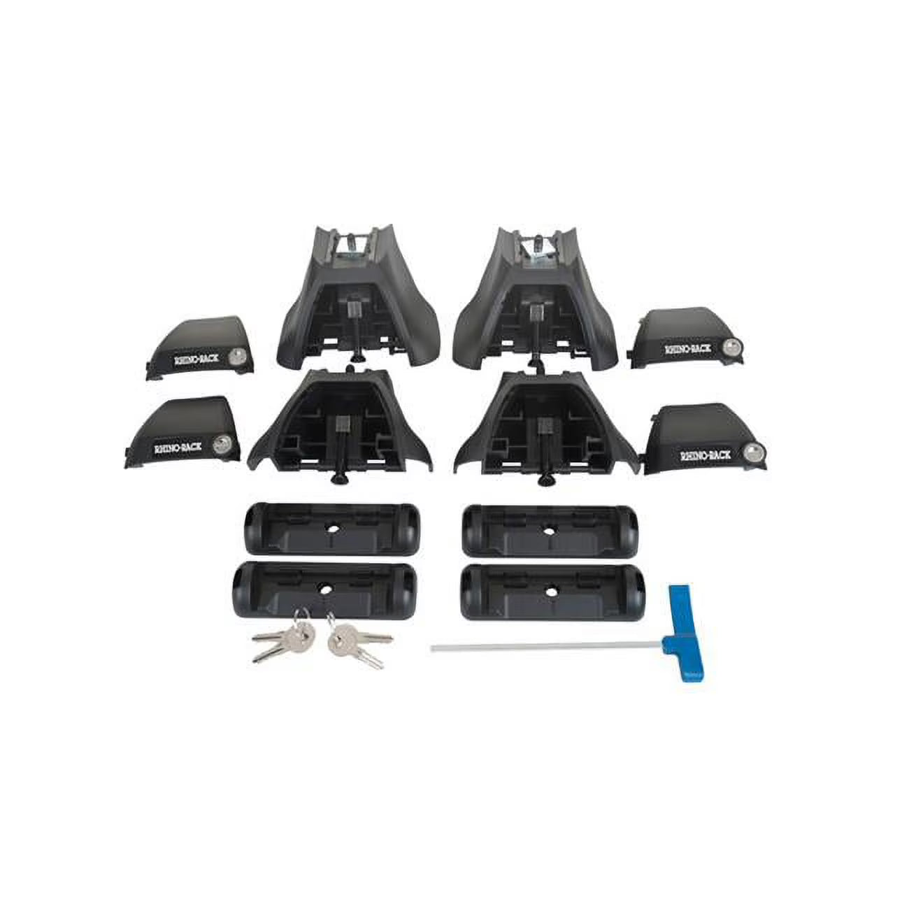 Roof Rack Leg Kit for Vortex Aero on Bare Roof - Set of 4 W92345