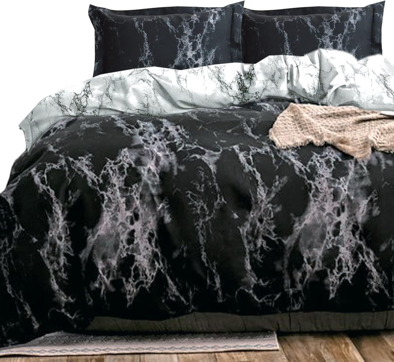 King Duvet Cover Set 3pc Microfiber J340570