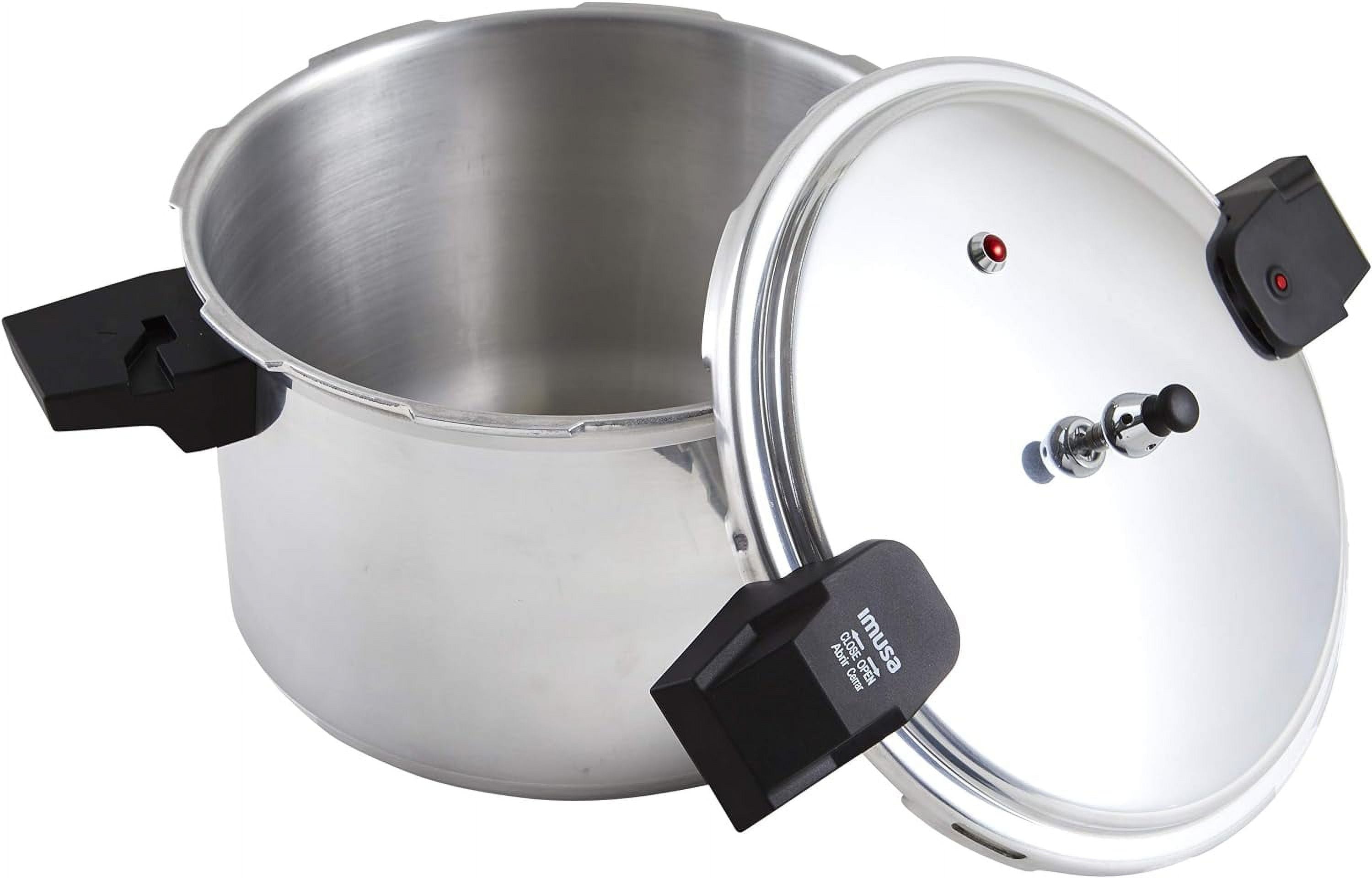 16Qt Jumbo Stovetop Pressure Cooker With Regulator And Side Handles U5038