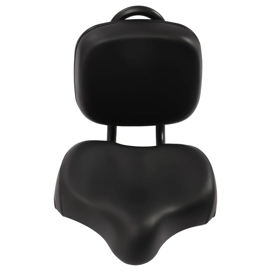 Extra Wide Leather Bike Saddle Seat with Backrest C588470