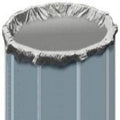 28 ft. Black Tan Round Above Ground Winter Pool Cover H514