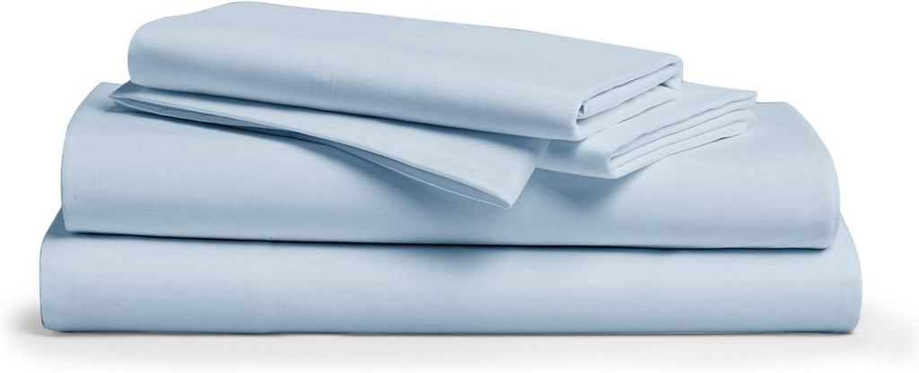 White 100% Egyptian Cotton Sheet Set, 4 Piece, California King, Deep Pocket I2064