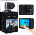 4K60fps Action Camera with 3 Batteries and Accessory Kit V306