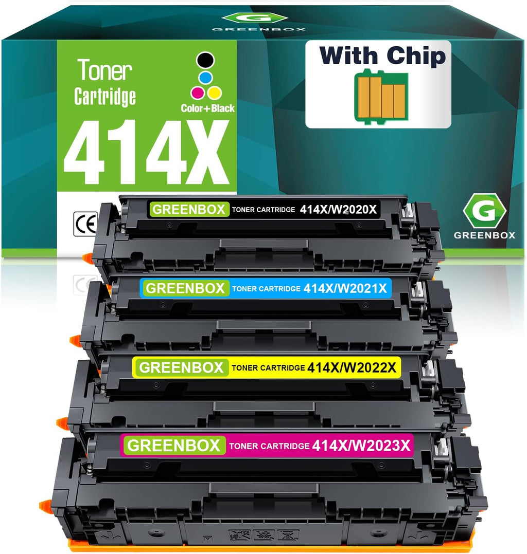 Compatible Toner Cartridge 4 Pack High Yield Black Cyan Magenta Yellow I346