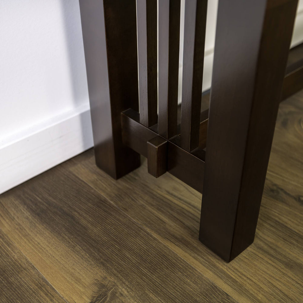 Cappuccino Wood Dining Bench A366916