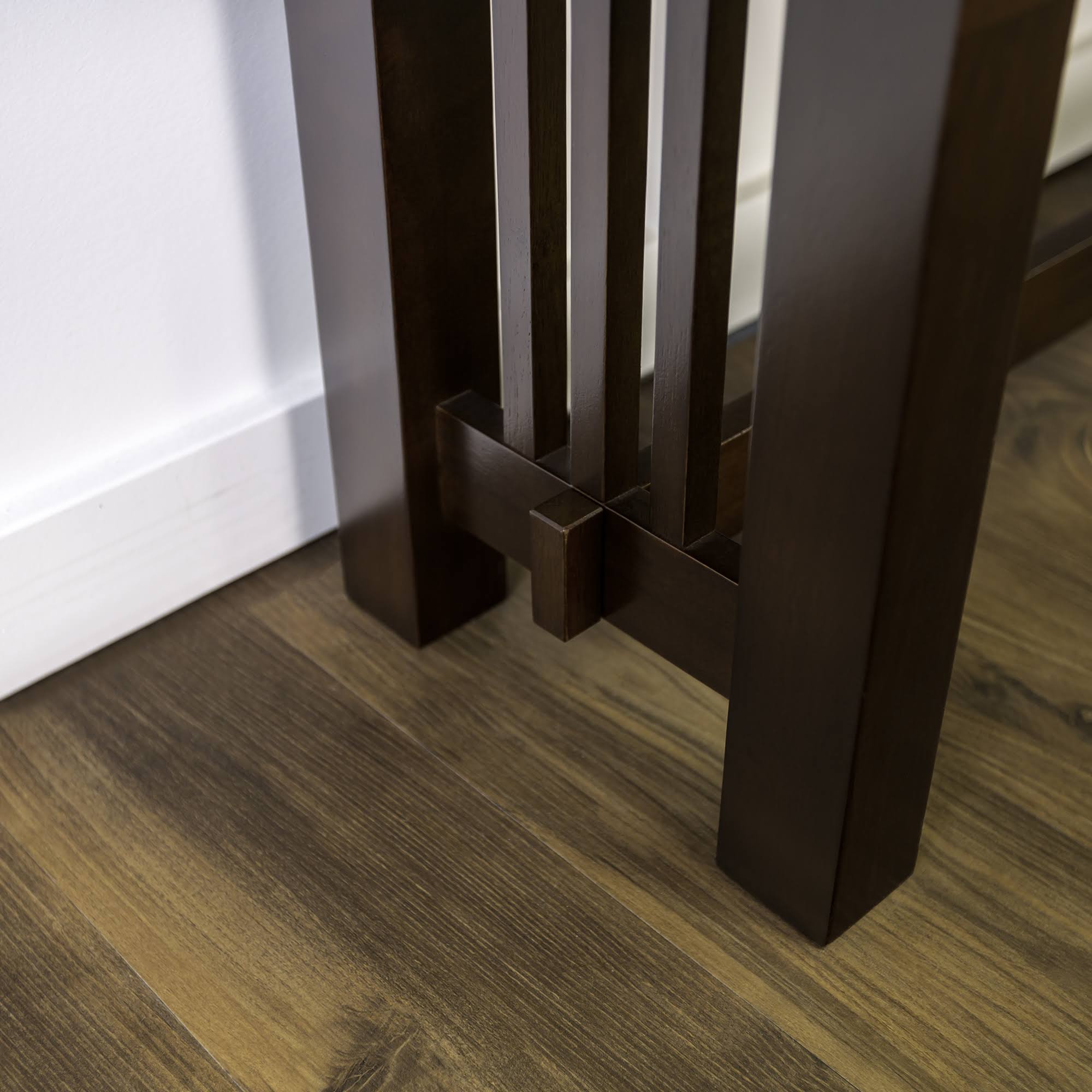 Cappuccino Wood Dining Bench A366916