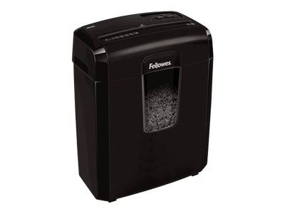 Black 8 Sheet Capacity MicroCut Shredder with Wastebasket H527