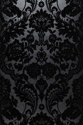 Gothic Damask Noir Wallpaper C69219