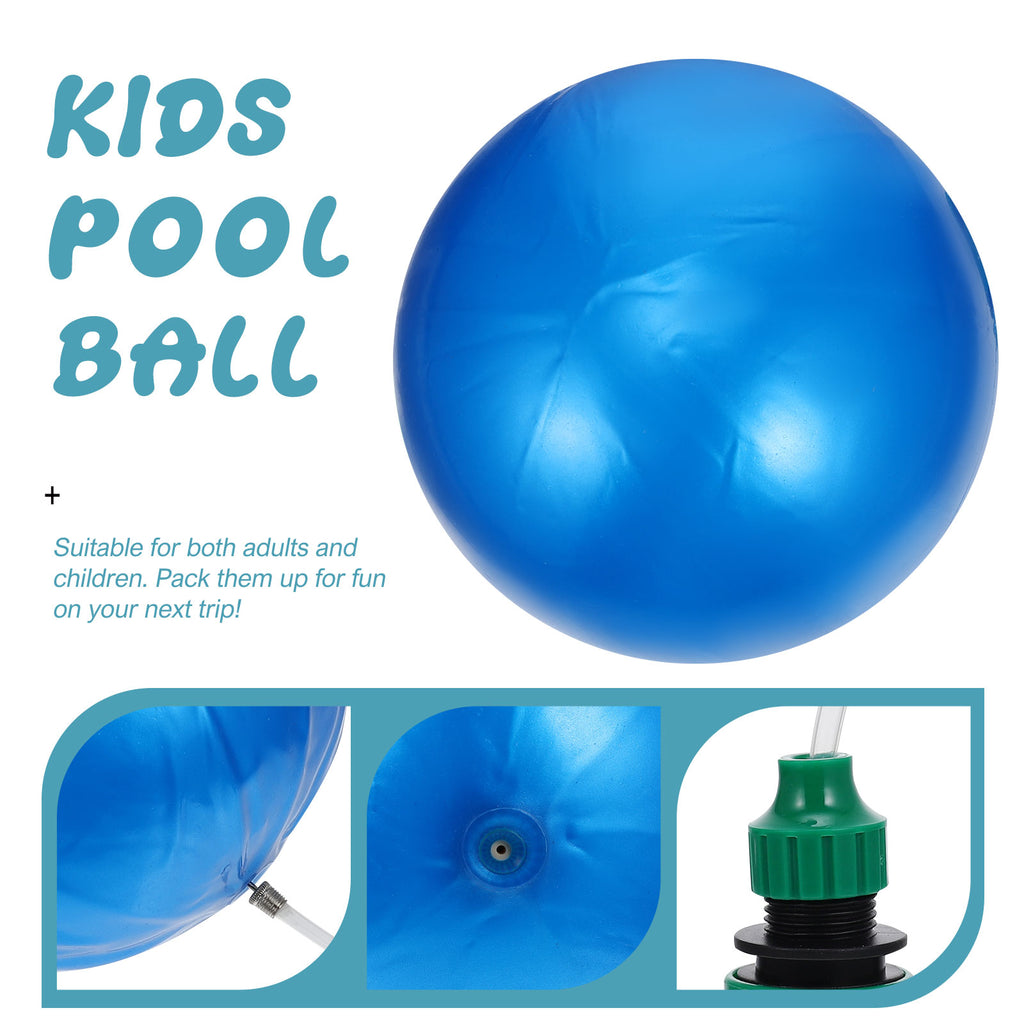 Inflatable Pool Ball Toy with Water Injector G218262