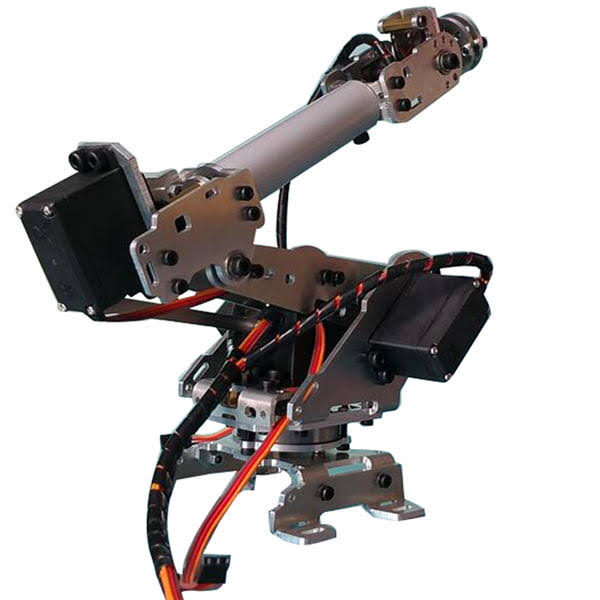 6DOF Aluminum Robot Arm Kit with 6 Pcs Servo B66237