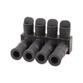 Submersible Pedestal Connector, 4 Ports, Black, Pack of 2 T92100
