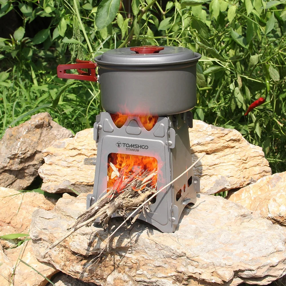Titanium Wood Burning Backpacking Stove S69040