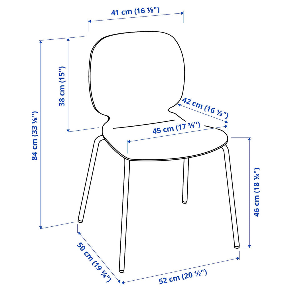Black Chrome Plated Chair F99817