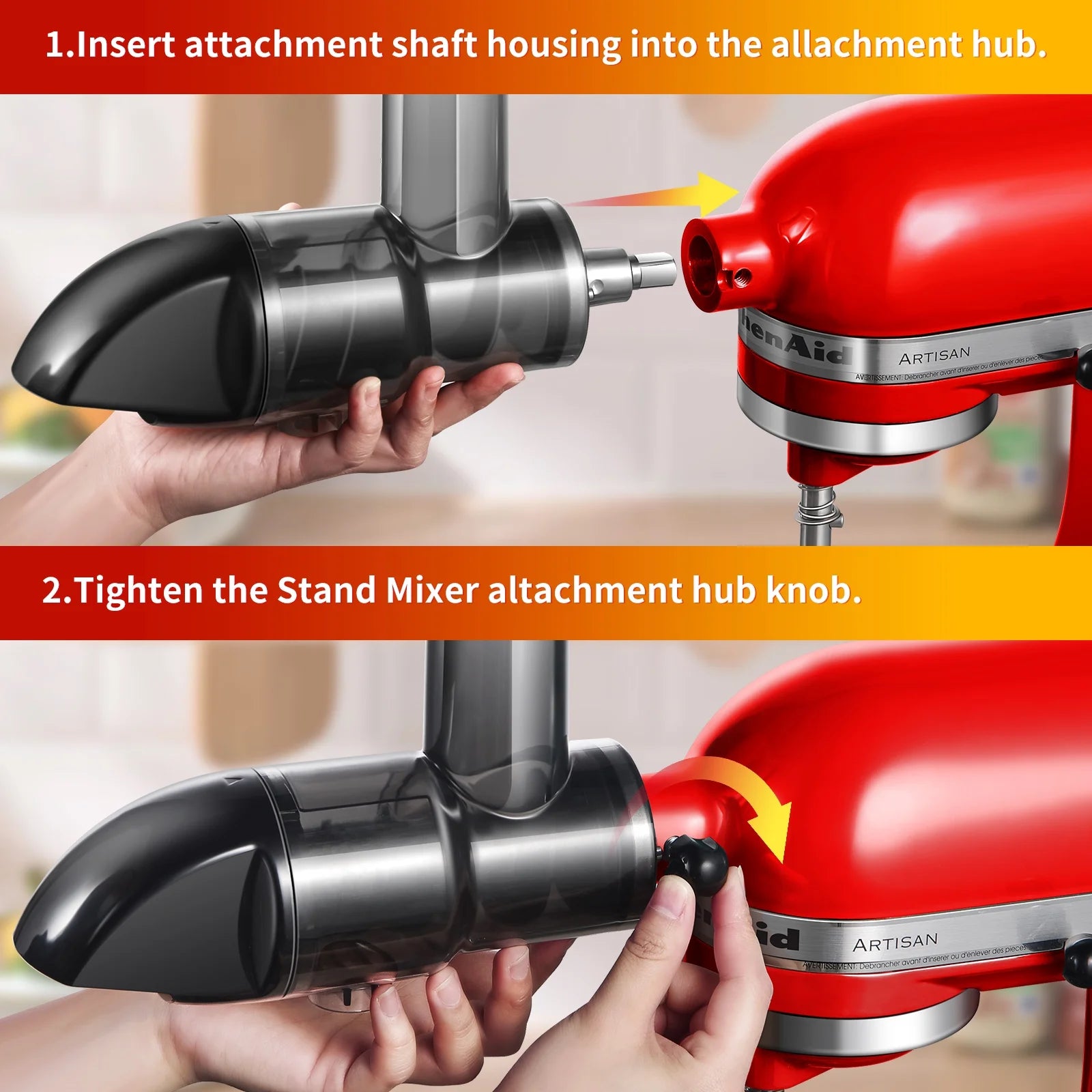 Black Citrus Juicer Attachment for Stand Mixers M6371