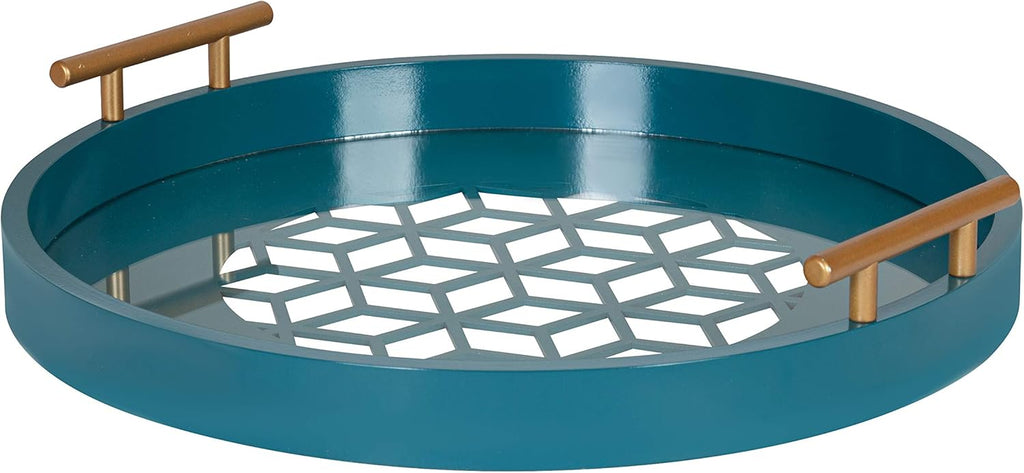 Sand Light Brown Round Decorative Tray B882