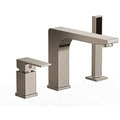 Roman Tub Faucet with Hand Shower, Rough-In Valve Included (Brushed Nickel) K61316