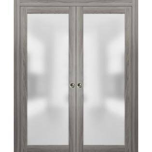 Glass Closet Doors with Pocket Frame Hardware B648438