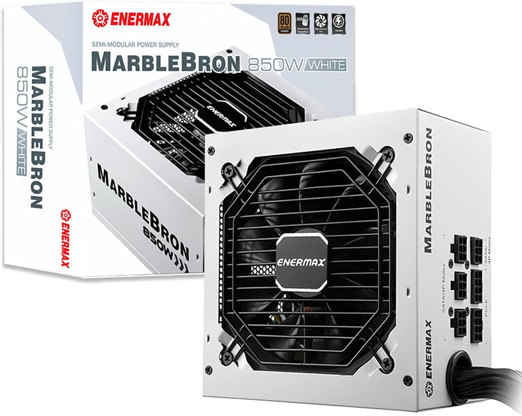 White 850W Semi-Modular ATX Power Supply C410489