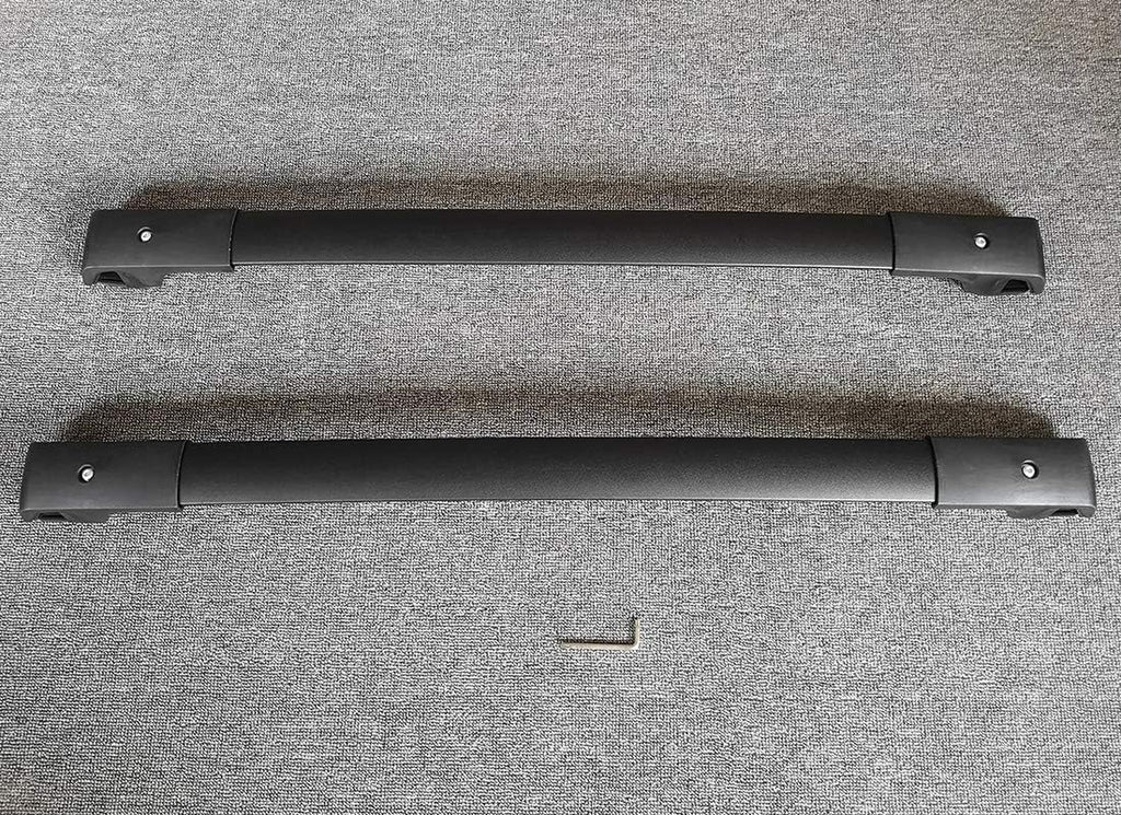Black Aluminum Roof Rack Cross Bars E64804