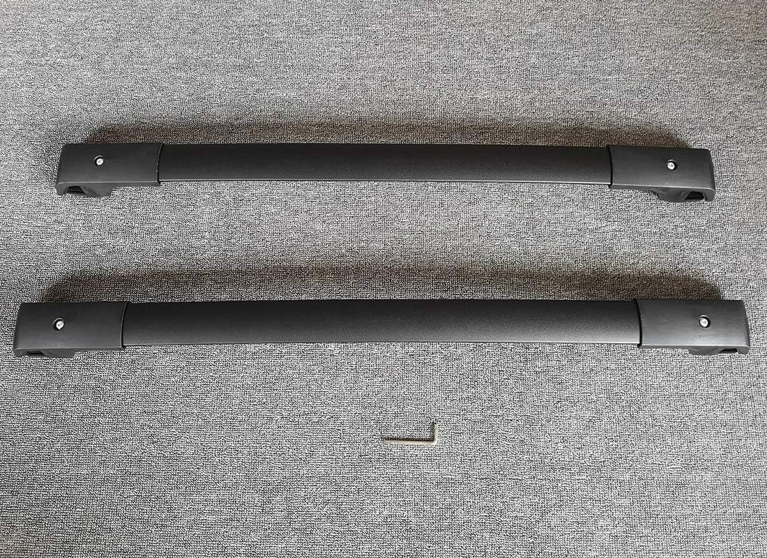 Black Aluminum Roof Rack Cross Bars E64804