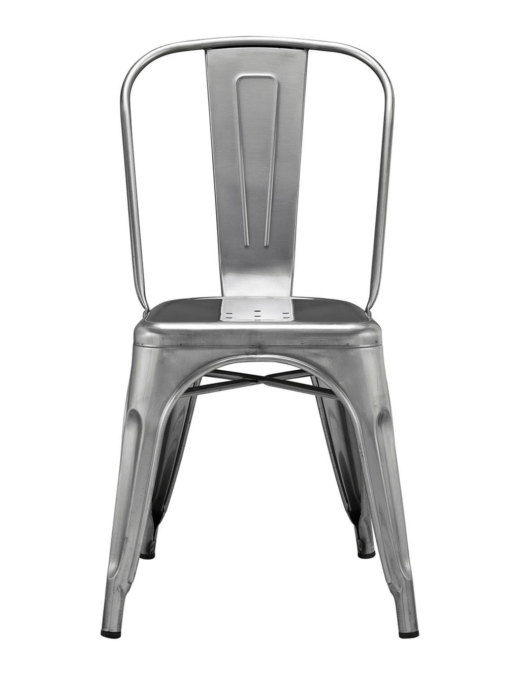 Navy Blue Metal Cafe Chair M498