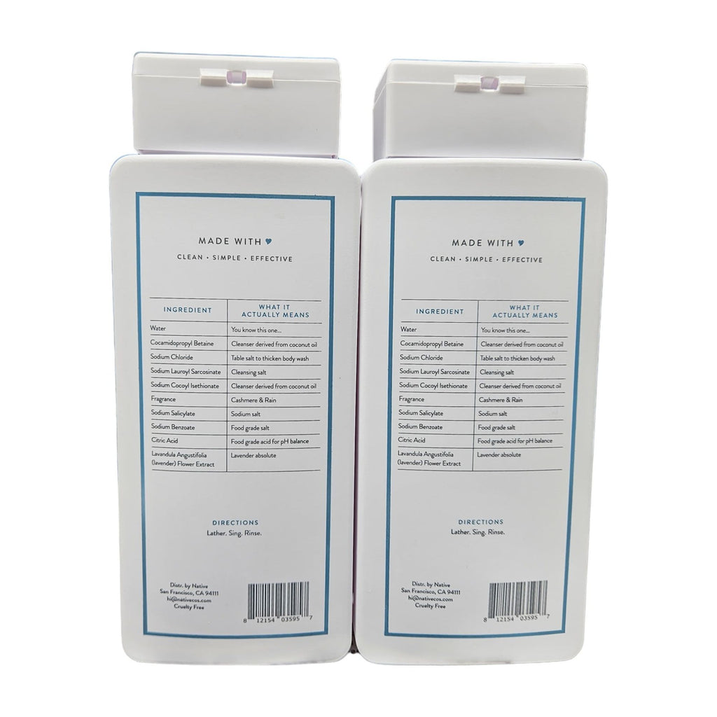 Cashmere & Rain Body Wash 18oz (2 Pack) U24666