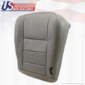 Gray Leather Driver Bottom Seat Cover Z29106