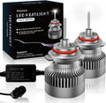 6500K Cool White LED Headlight Bulbs Conversion Kit Pack of 2 Z8050
