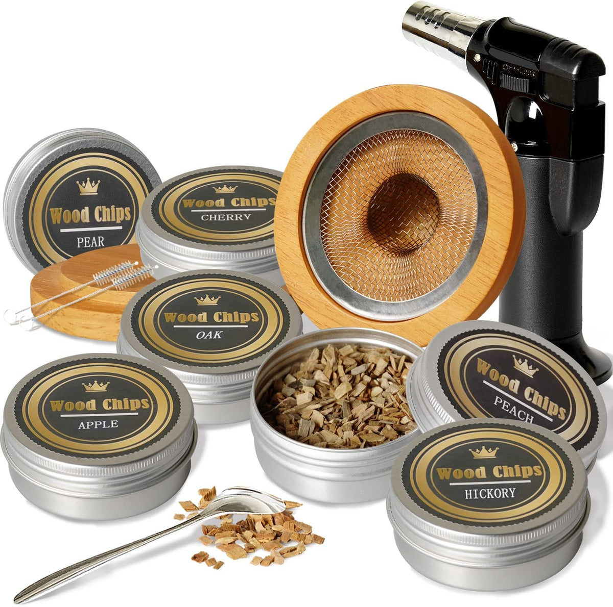 Cocktail Smoker Kit With Torch, 2 Pc K774