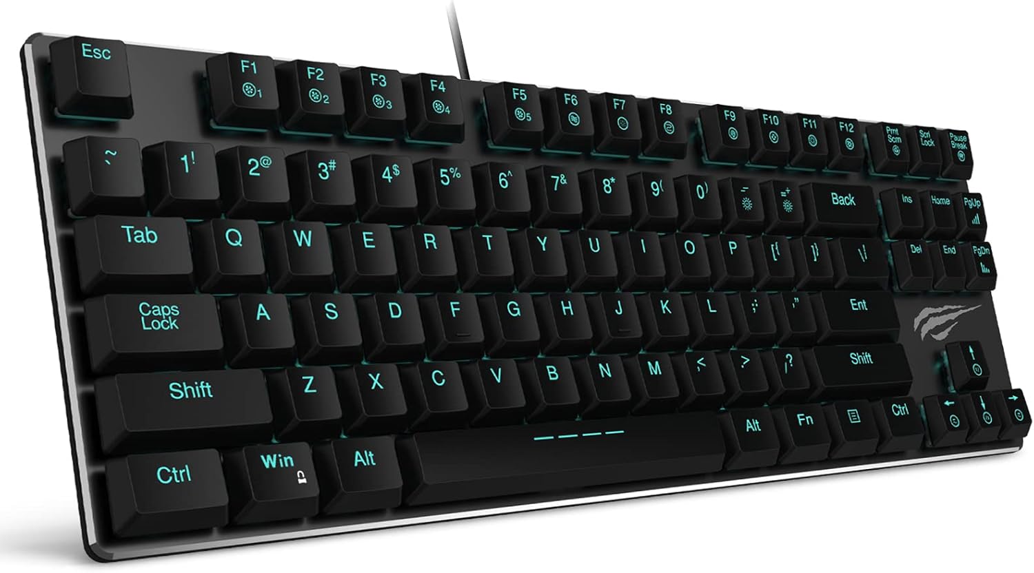 87 Keys Backlit Wired Mechanical Gaming Keyboard K478786
