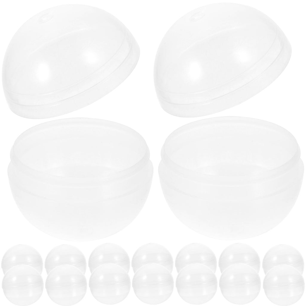 100pcs Clear Plastic Fillable Balls T856