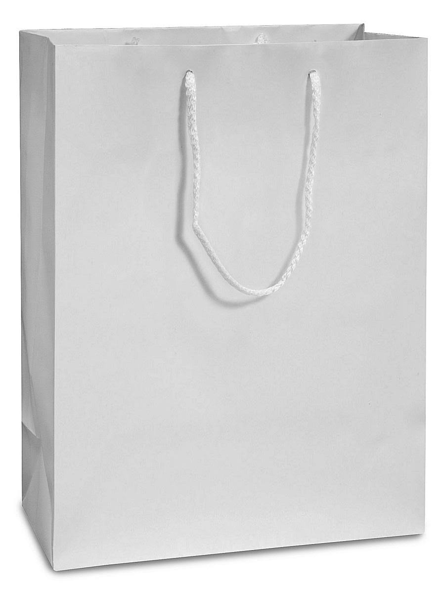 Matte Laminate Shopping Bags - 10 x 5 x 13 K5384