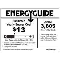 Brushed Nickel Ceiling Fan with LED Light L206607