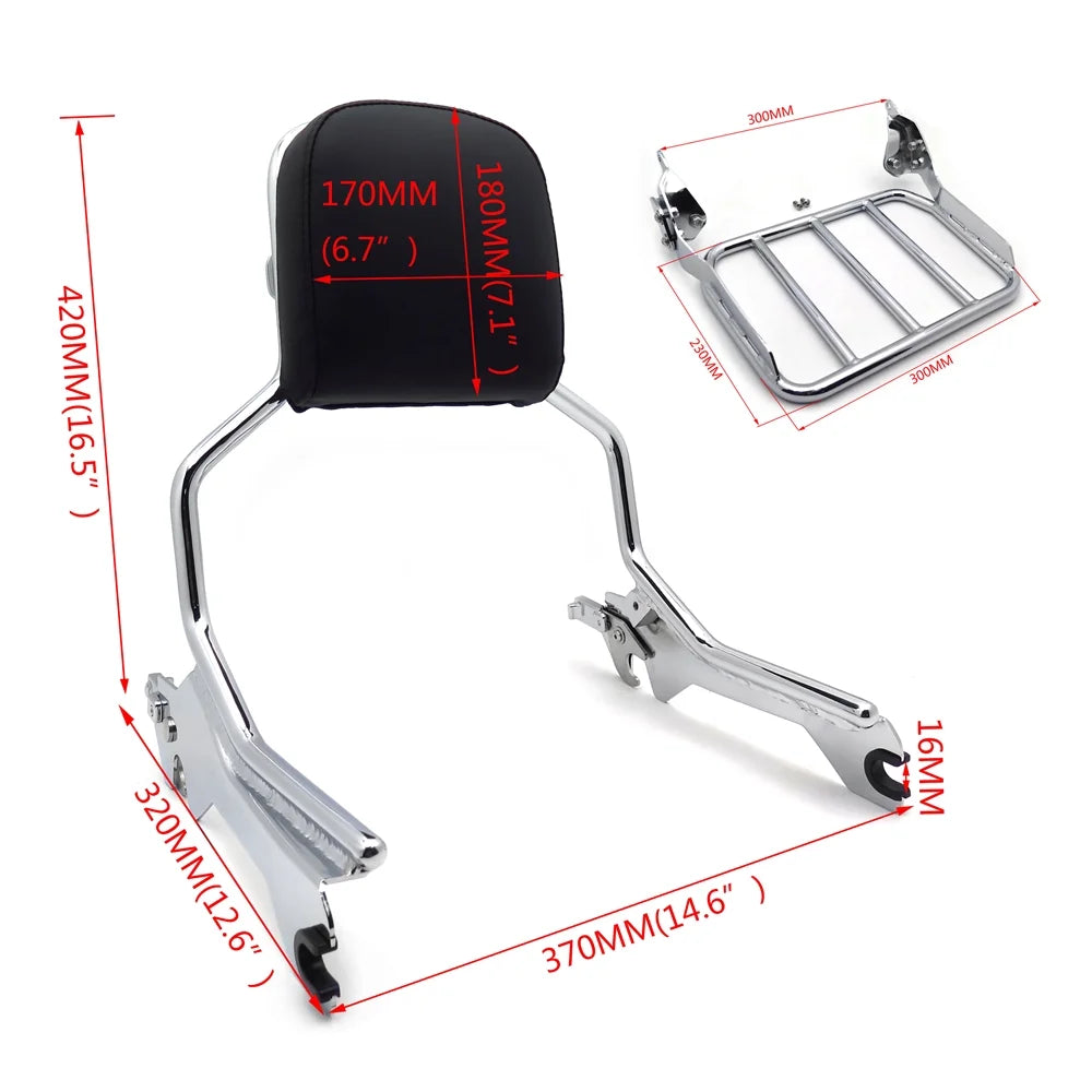 Chrome Sport Luggage Rack O83261