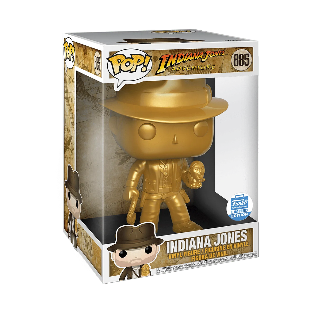 10'' Metallic Gold Indiana Jones Pop! V815