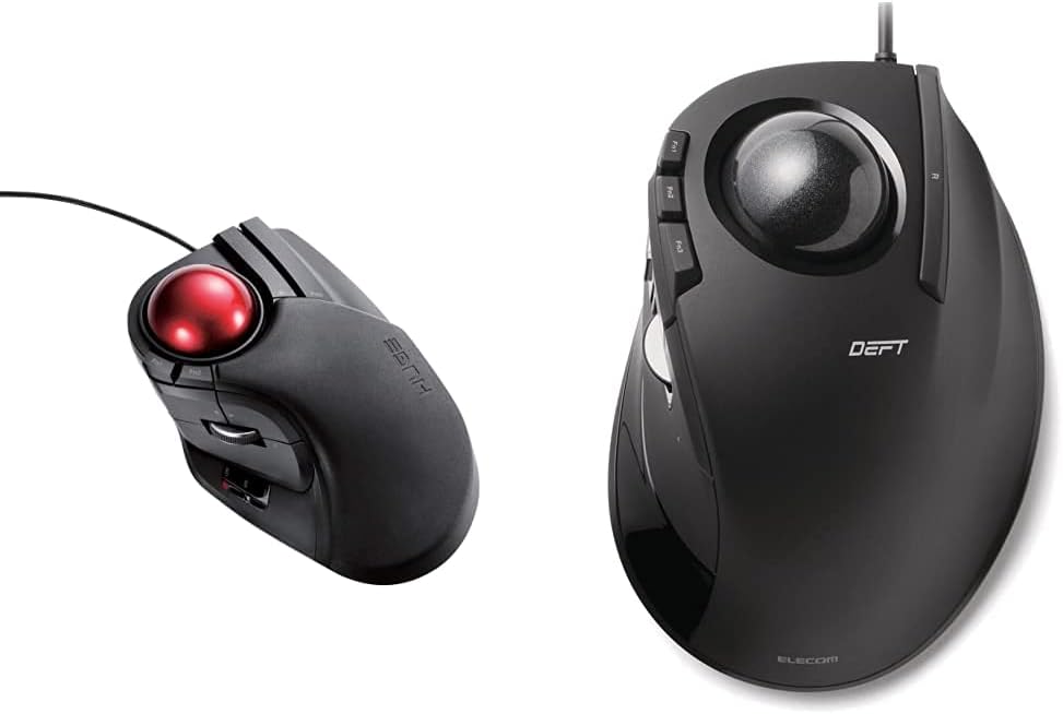 2.4GHz Wireless Trackball Mouse 8-Button Pack of 2 C7715