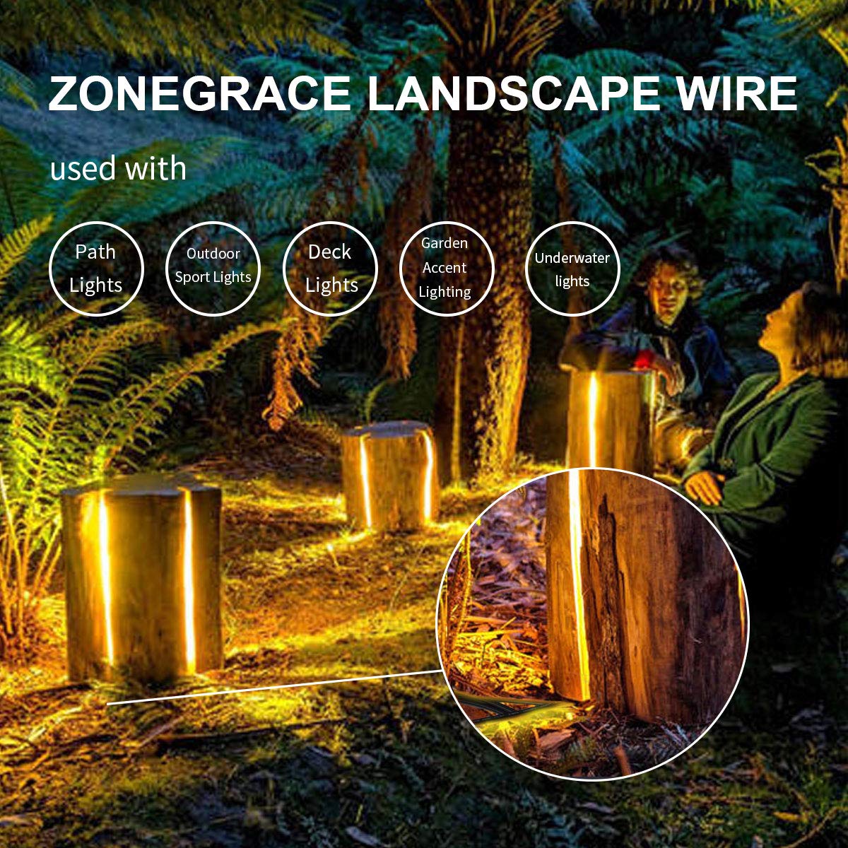12AWG 2-Conductor Direct Burial Wire, 265ft H925125