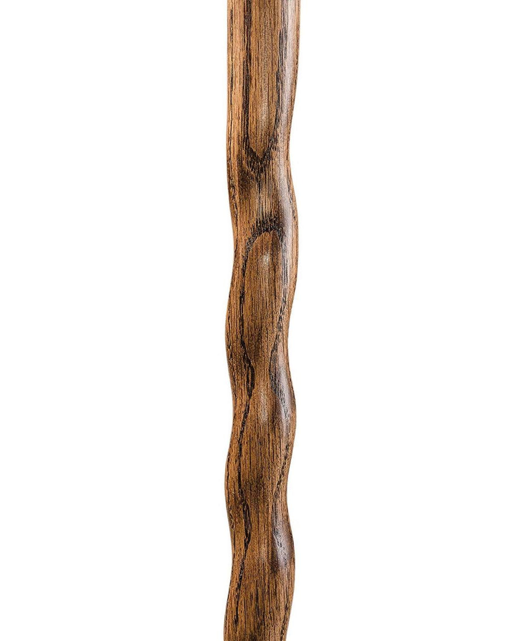 Oak Brown Twisted Walking Cane H162