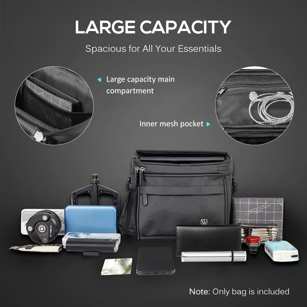Touch Screen Bike Front Frame Bag Waterproof Phone Holder EVA Handlebar Bag B205