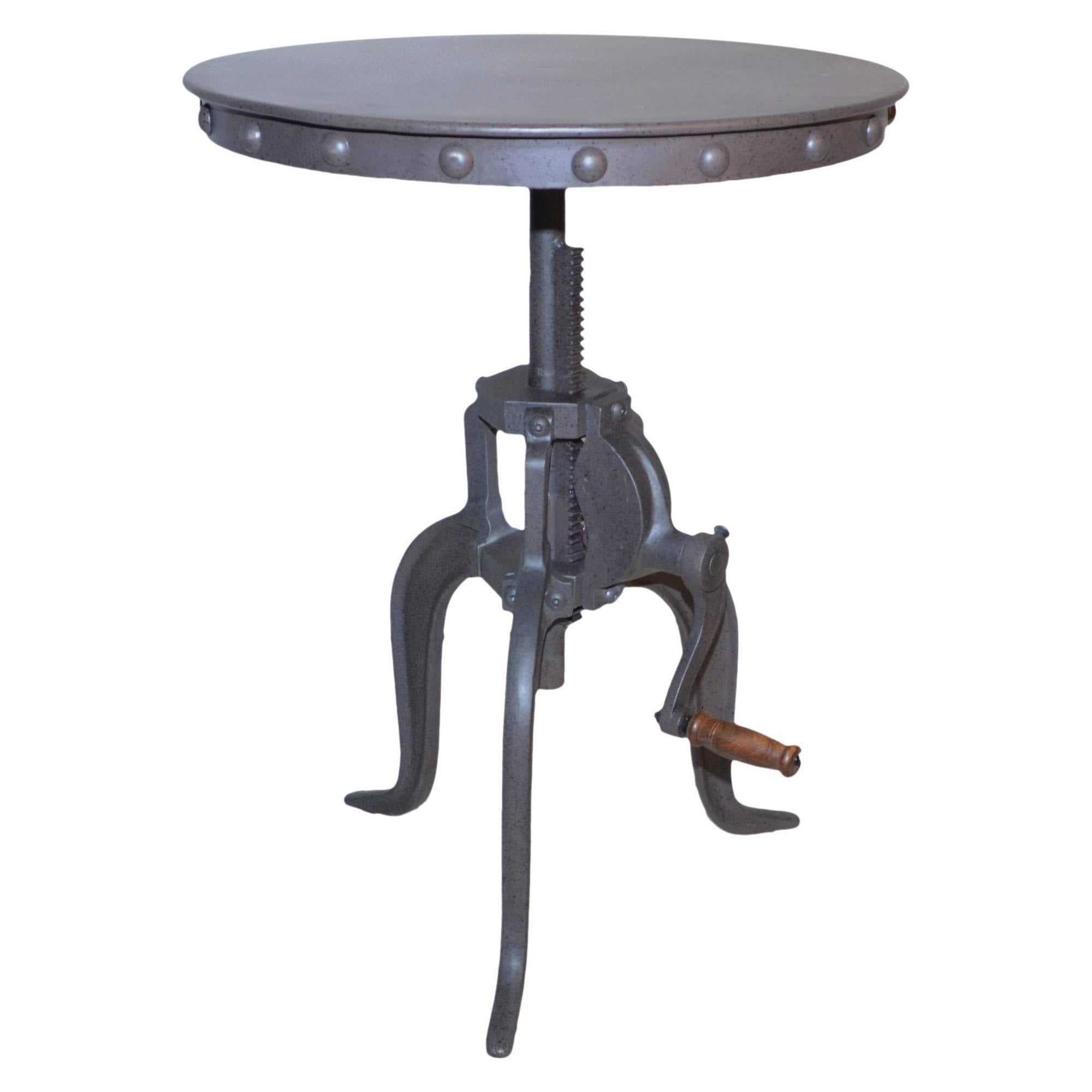 Grey Adjustable Crank Accent End Table J322886