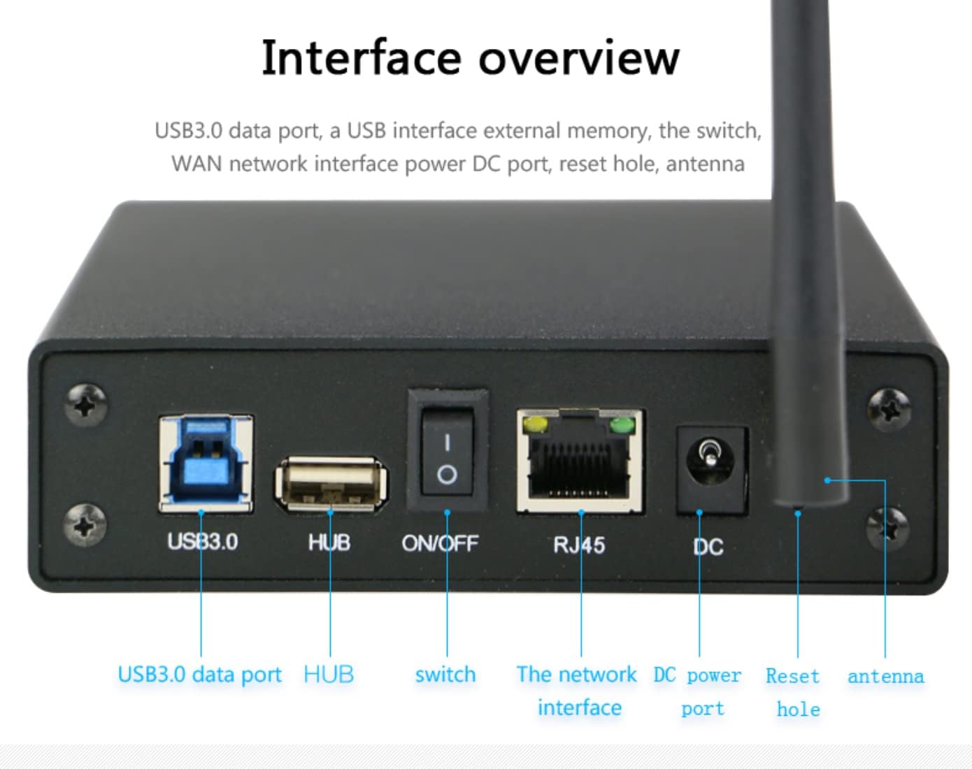 6TB 3.5 inch WiFi Wireless NAS Private Cloud Storage Hard Disk Box, Pack of 2 J92759